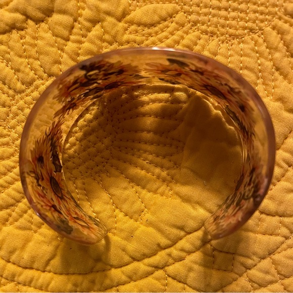 Icon Collection Clear Sunflower Cuff Bracelet - Picture 7 of 7